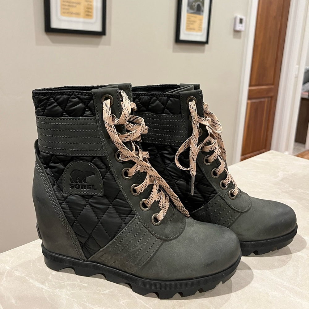 Sorrel Lace up Heel Boot